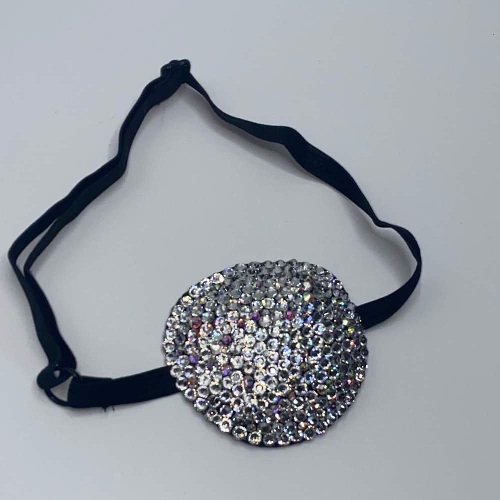 Luxury Medical Cover Up Crystal & AB Eye Patch